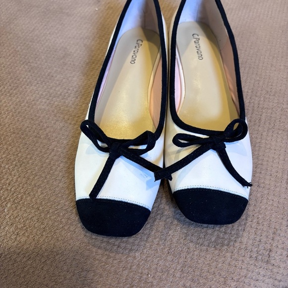 C.Paravano Women’s Cap-Toe Ballet Flats (Elena) Size 39 8 1/2 - Picture 7 of 12